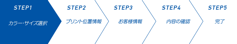 STEP1.カラー・サイズ選択