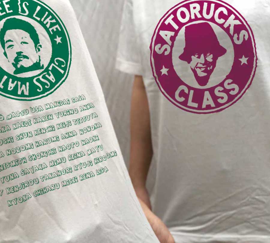 オリジナルプリントtシャツ クルバス