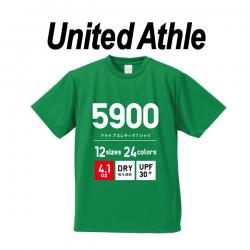 ドライアスレチックTシャツ 【5900-01】【5900-02】【United Athle ユナイテッドアスレ】